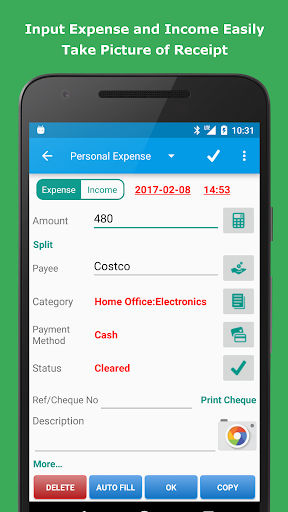 Expense Manager - مدیریت هزینه - عکس برنامه موبایلی اندروید