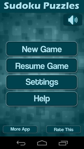SuDoKu Puzzle Game - Gameplay image of android game
