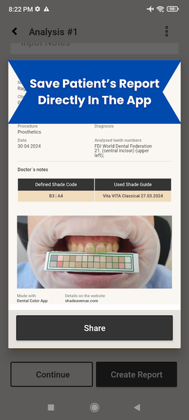 Dental Shades Avenue - Image screenshot of android app