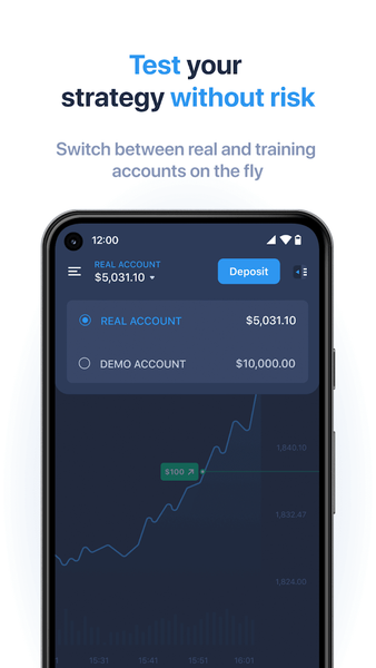 ExpertOption - Mobile Trading - عکس برنامه موبایلی اندروید