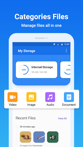 EZ File Explorer - File Manager Android, Clean - عکس برنامه موبایلی اندروید