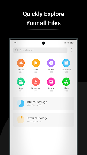 File Manager - عکس برنامه موبایلی اندروید