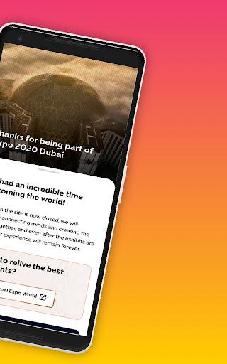 Expo 2020 Dubai - Image screenshot of android app