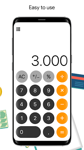 Calulator Pro OS 13 - Calculator Full - Image screenshot of android app