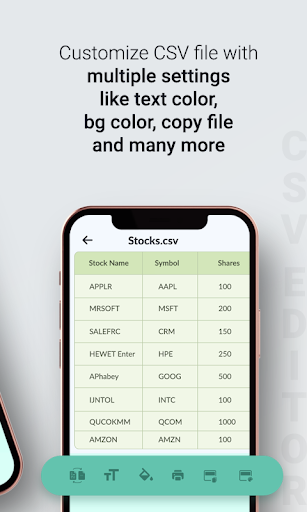 Csv To Pdf Viewer & Converter - Image screenshot of android app