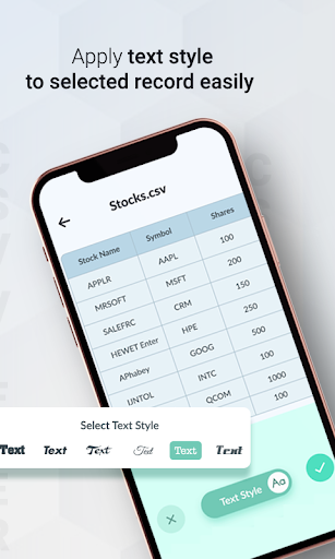 Csv To Pdf Viewer & Converter - Image screenshot of android app