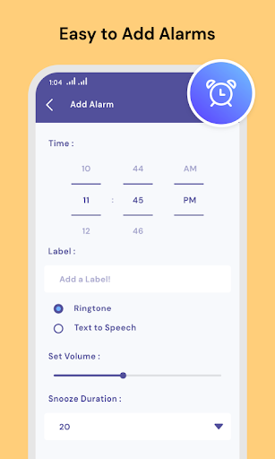 Wake Up Alarm Clock - Image screenshot of android app