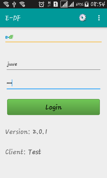 E Data Form - Image screenshot of android app