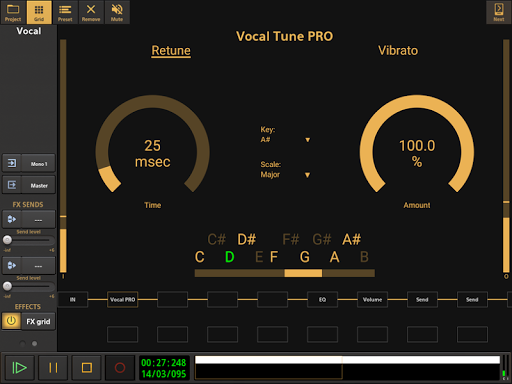 Audio Evolution Mobile TRIAL - عکس برنامه موبایلی اندروید