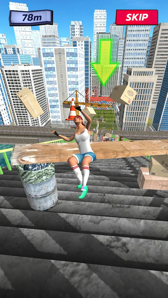 Extreme Fall Skater Simulator - عکس بازی موبایلی اندروید