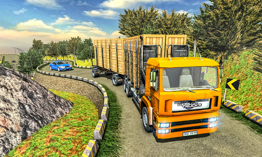 Euro Cargo Transporter Truck - Gameplay image of android game