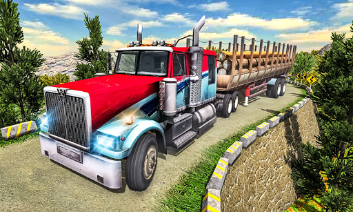 Euro Cargo Transporter Truck - Gameplay image of android game