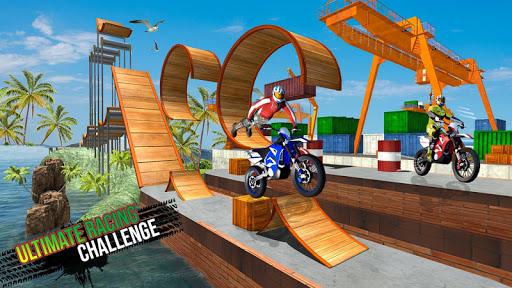 Bike Racing Tricks 2019: New Motorcycle Games 2020 - Image screenshot of android app