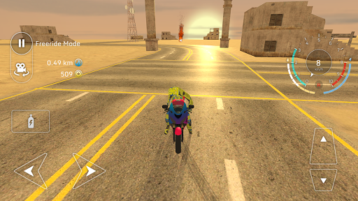 Extreme Motorbike Jump 3D - Gameplay image of android game