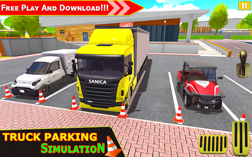 Extreme Truck Parking: Depot Parking Driver Game - Gameplay image of android game