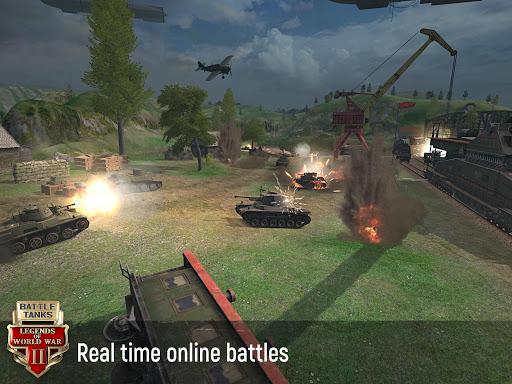Battle Tanks:Tank Battle Game - عکس بازی موبایلی اندروید