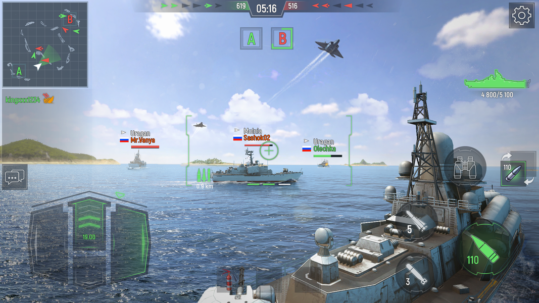 Force of Warships: Battleship - Image screenshot of android app
