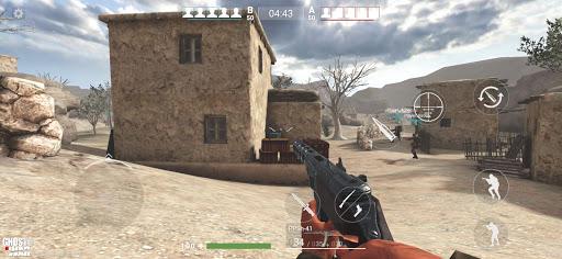 Ghosts of War: WW2 Gun Shooter - Gameplay image of android game