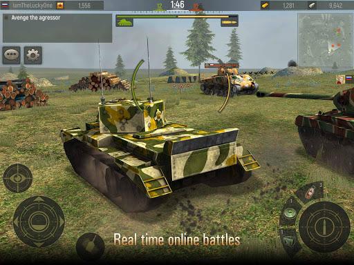 Grand Tanks: WW2 Tank Games - Gameplay image of android game