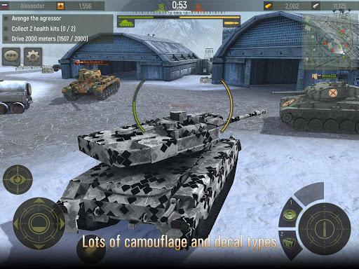 Grand Tanks: WW2 Tank Games - Gameplay image of android game