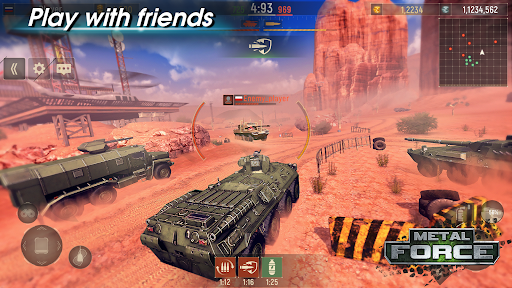 Metal Force: Shooter Machines - Gameplay image of android game