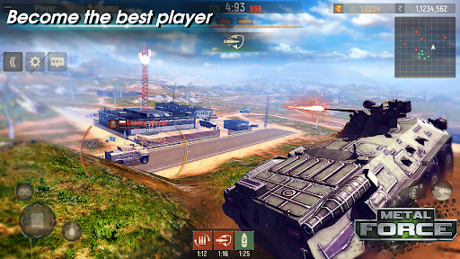 Metal Force: Army Tank Games - Gameplay image of android game