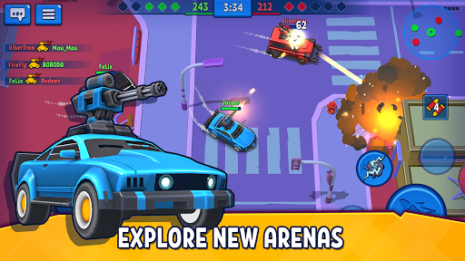 Car Force: PvP Shooter Games - Gameplay image of android game