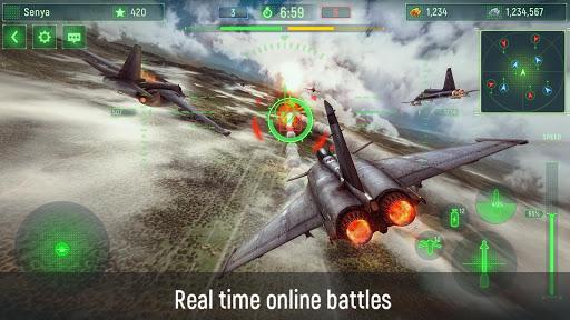 Wings of War：Modern Warplanes - Gameplay image of android game