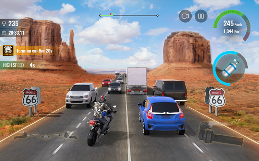 Moto Traffic Race ۲: Multiplayer – قهرمانی موتور سواری - عکس بازی موبایلی اندروید