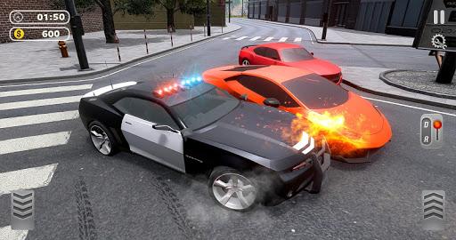 Police Car Vs Thief Car Games - Crazy Car Chase - Gameplay image of android game