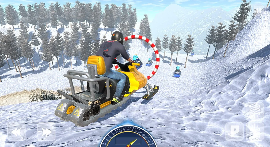Snow Mountain Boat Bike Racing - عکس بازی موبایلی اندروید