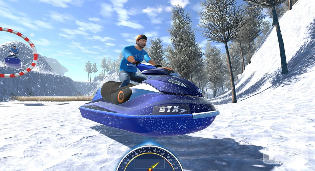 Snow Mountain Boat Bike Racing - عکس بازی موبایلی اندروید