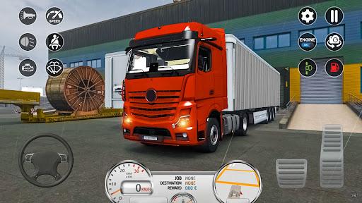 Euro Cargo Truck Simulator Pro - Gameplay image of android game