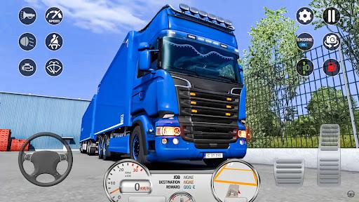 Euro Cargo Truck Simulator Pro - Gameplay image of android game