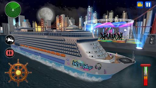 Real Cruise Ship Driving Simul - Gameplay image of android game