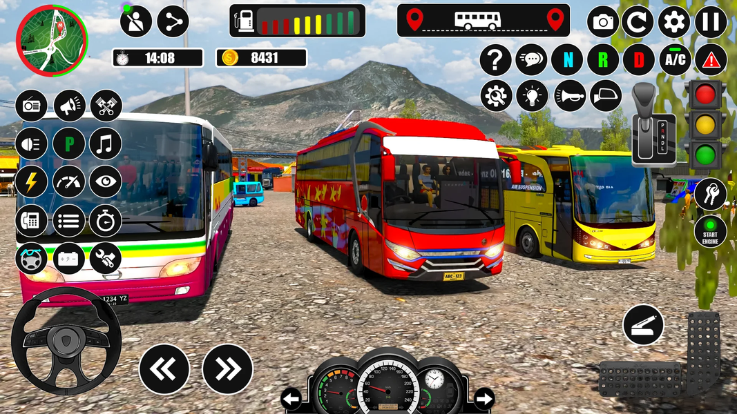 Offroad Coach Bus Simulator ۳D - عکس بازی موبایلی اندروید