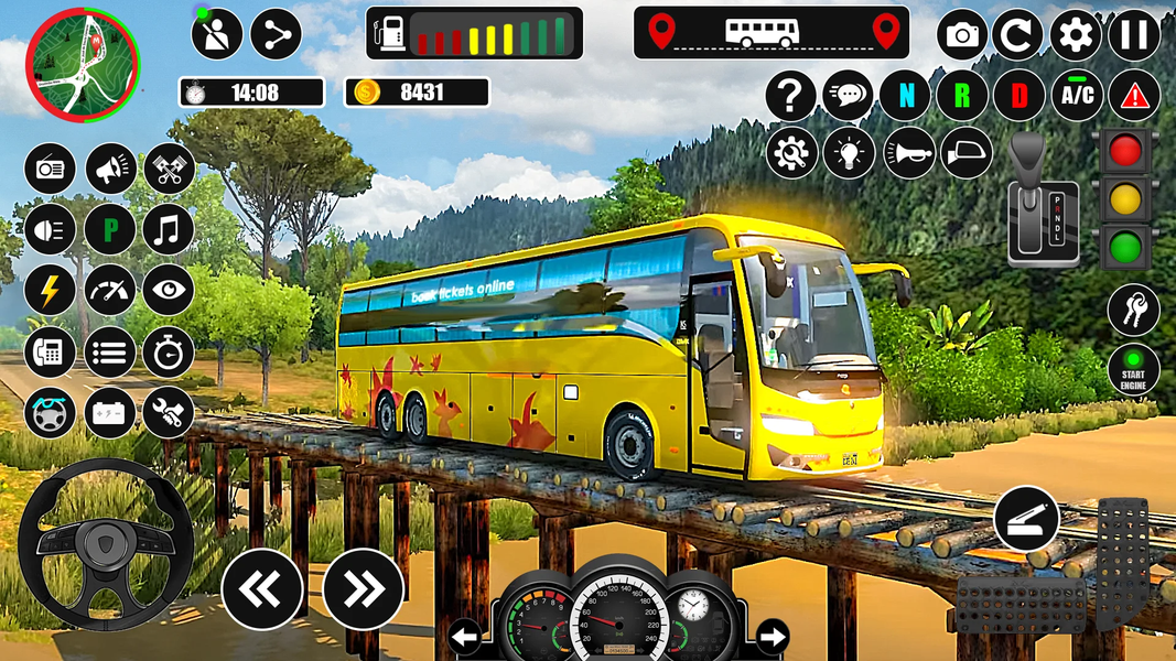 Offroad Coach Bus Simulator 3D - عکس بازی موبایلی اندروید