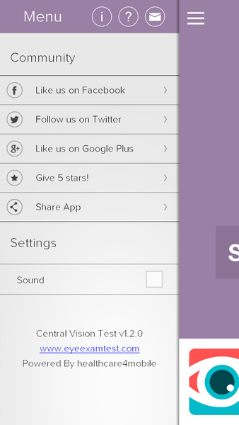 Central Vision Test - عکس برنامه موبایلی اندروید