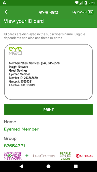 EyeMed - عکس برنامه موبایلی اندروید