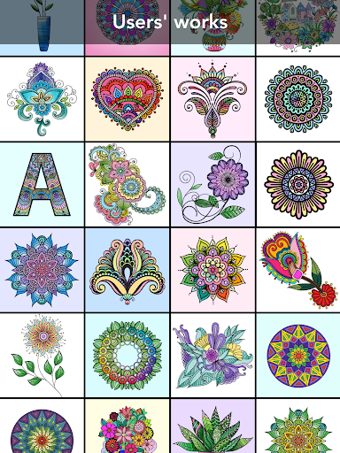 Mandala Coloring Book - عکس بازی موبایلی اندروید