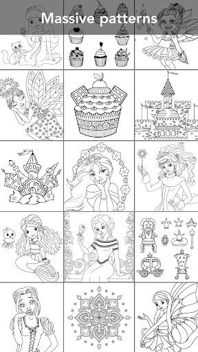 Princess coloring book - عکس بازی موبایلی اندروید