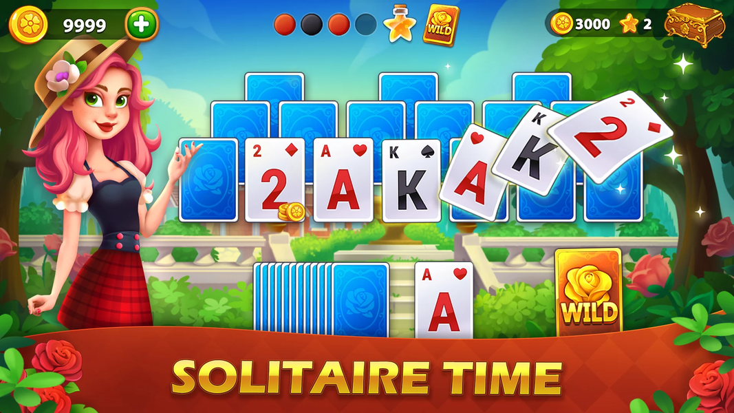 Solitaire Garden - Card Games - Gameplay image of android game