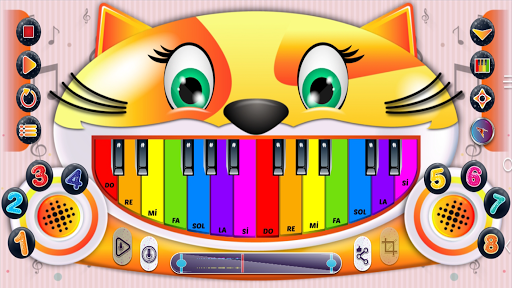 Cat meow deals piano