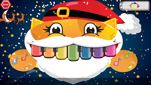 Piano Christmas Piano- Cat - Gameplay image of android game