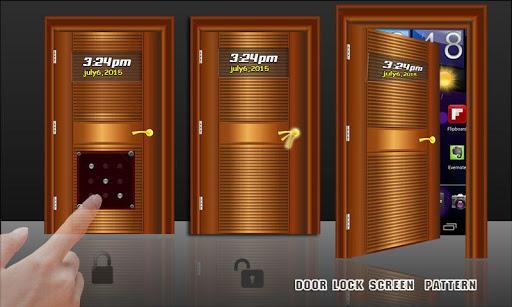 Door Lock Screen | Pattern - Image screenshot of android app