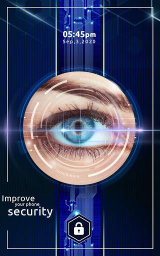 Eye Scanner Lock Prank App - عکس برنامه موبایلی اندروید