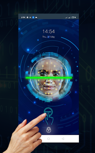 Face Smart Lock Screen Prank - Image screenshot of android app