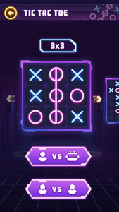 Tic Tac Toe 2 Player: XO Glow Game for Android - Download