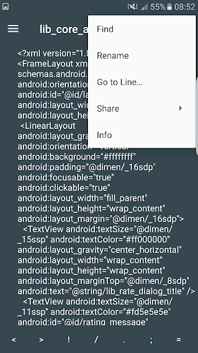 Notepad ++ - Code Editor - عکس برنامه موبایلی اندروید
