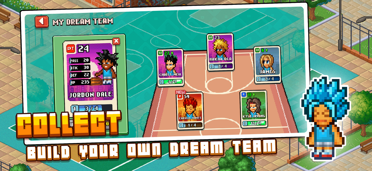 Pixel Basketball: Multiplayer - عکس بازی موبایلی اندروید